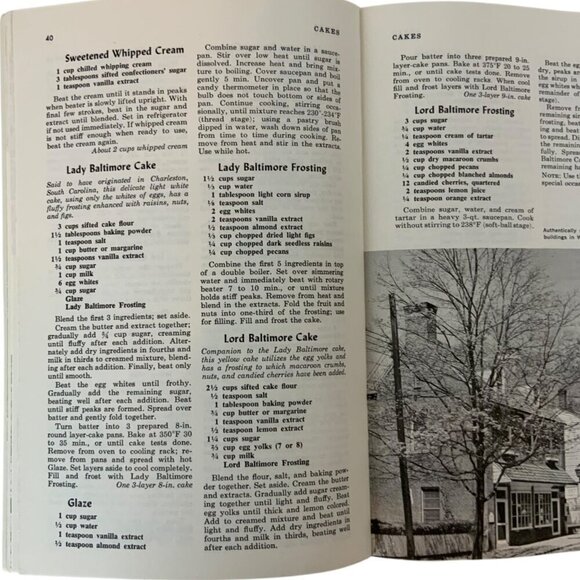 The Southern Cookbook 250 Fine Old Recipes Culinary Arts Press Paperback 1976 - Picture 7 of 9